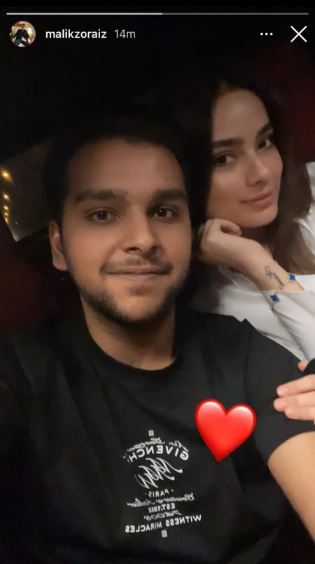 Alyzeh Gabol & Zoraiz Malik Exchange Loved-up Banter