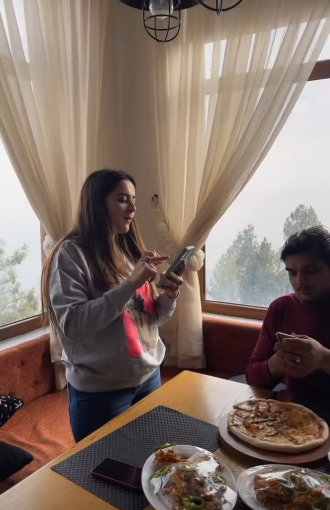 Aiman Khan & Muneeb Butt Family Trip To Murree