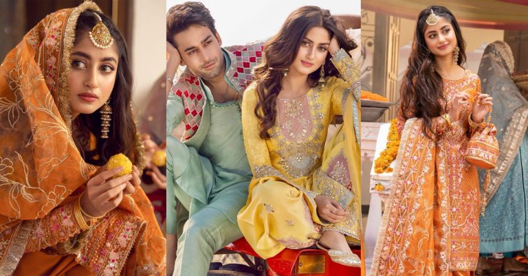 Faiza Saqlain Latest Luxury Collection’21 Featuring Sajal Aly