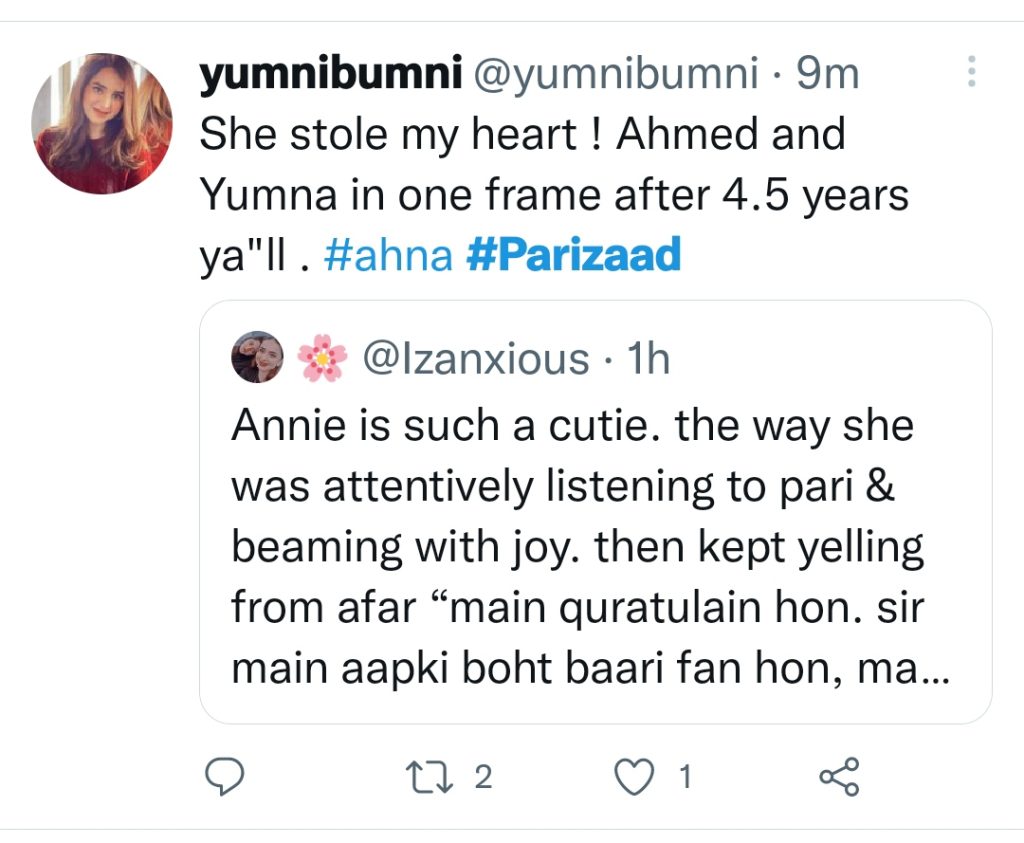 Fans Loving The Entry of Yumna Zaidi In Parizaad