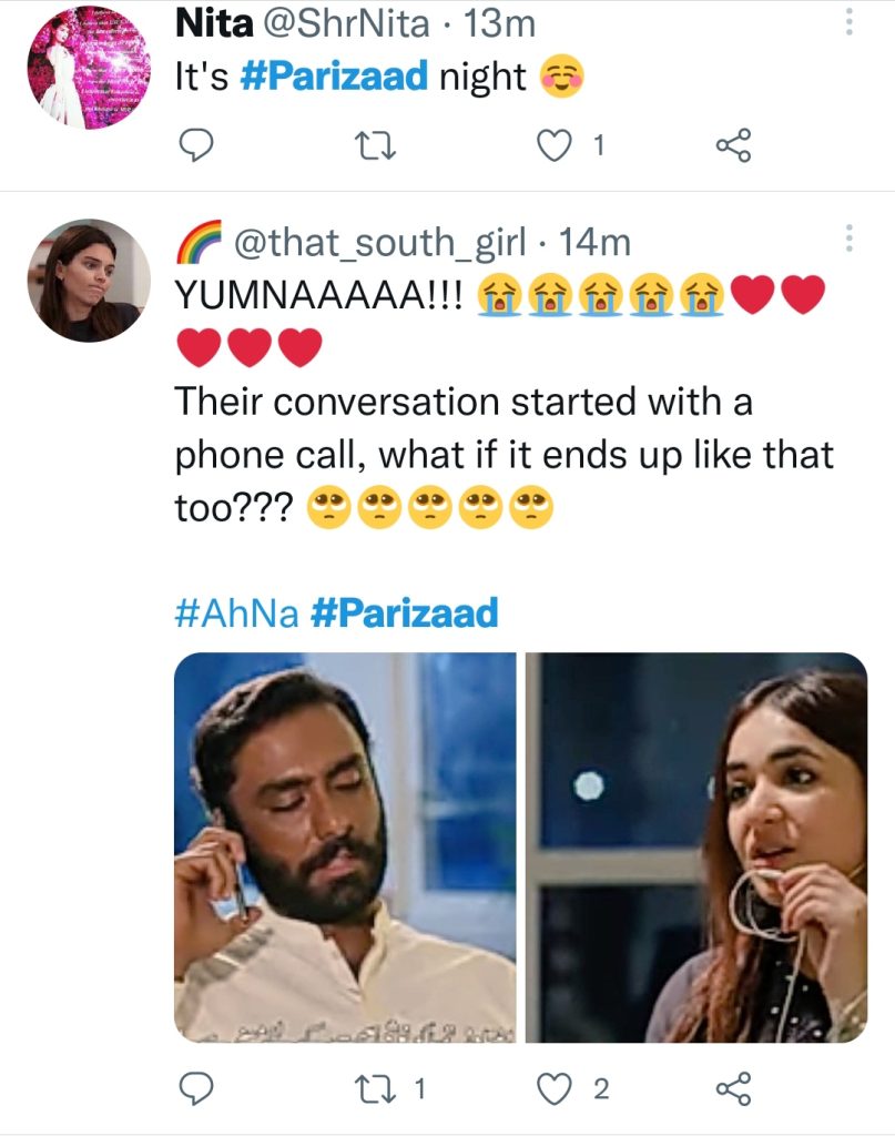 Fans Loving The Entry of Yumna Zaidi In Parizaad