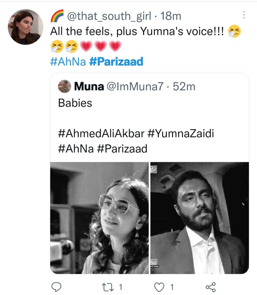 Fans Loving The Entry of Yumna Zaidi In Parizaad