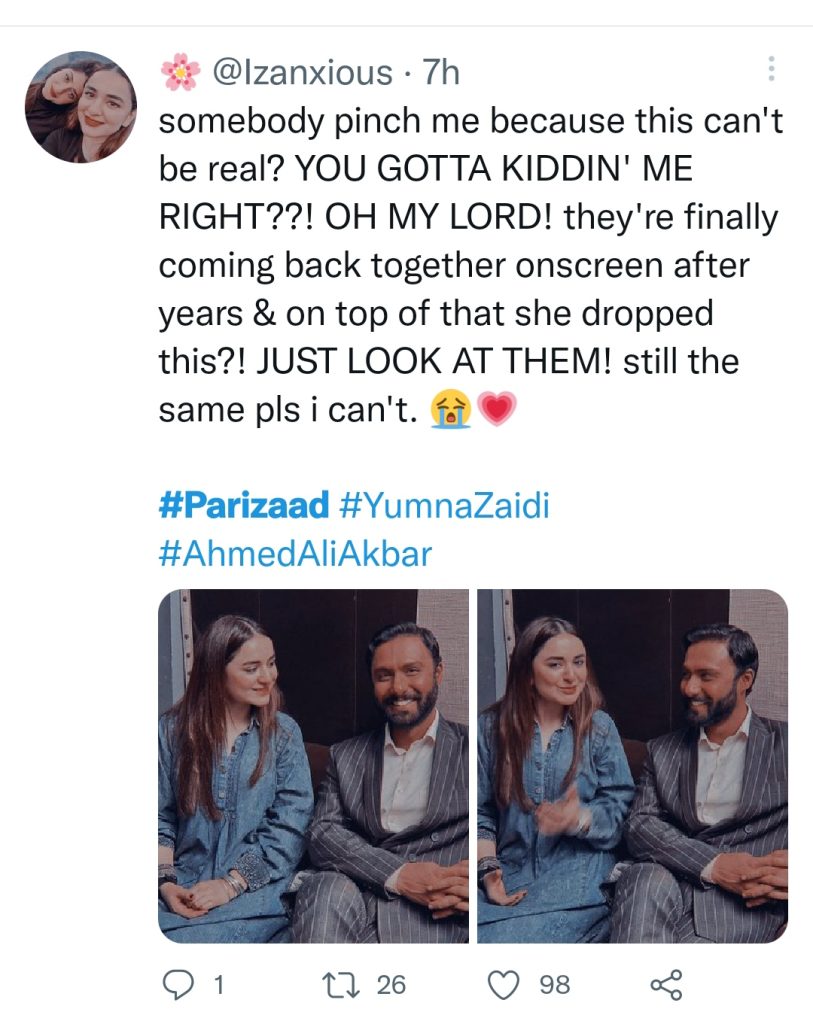 Fans Loving The Entry of Yumna Zaidi In Parizaad