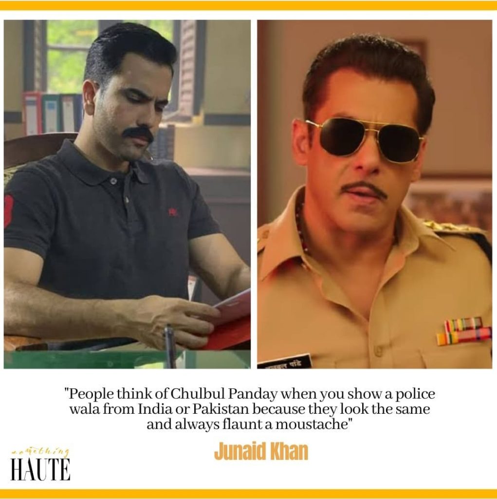 Junaid Khan Explains Pakistani Corps' Resemblance With Famous Chulbul Panday