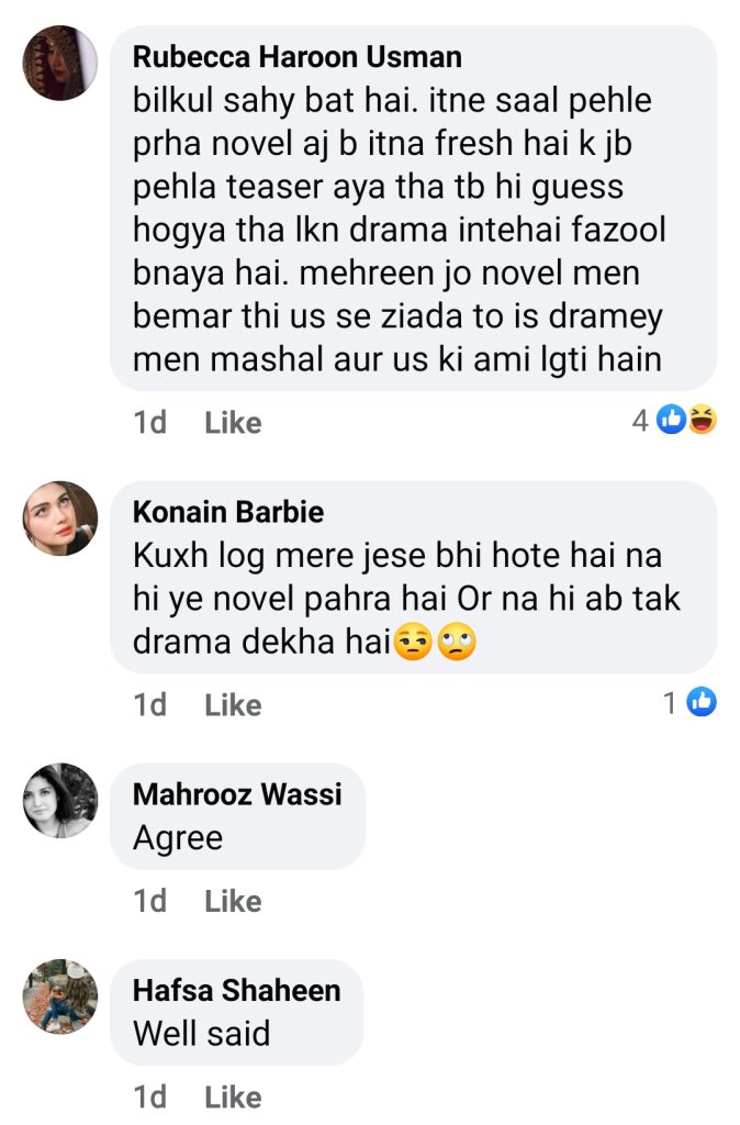 Umera Ahmed Readers Unhappy with Dramatization of Her Dramas