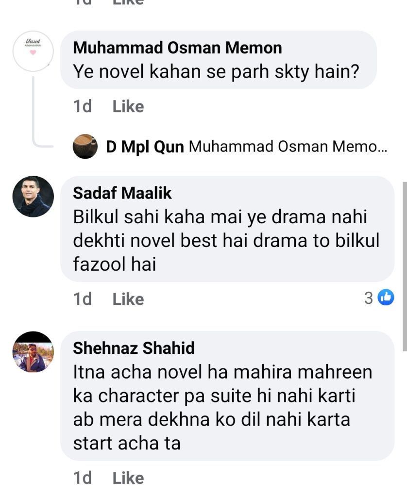 Umera Ahmed Readers Unhappy with Dramatization of Her Dramas