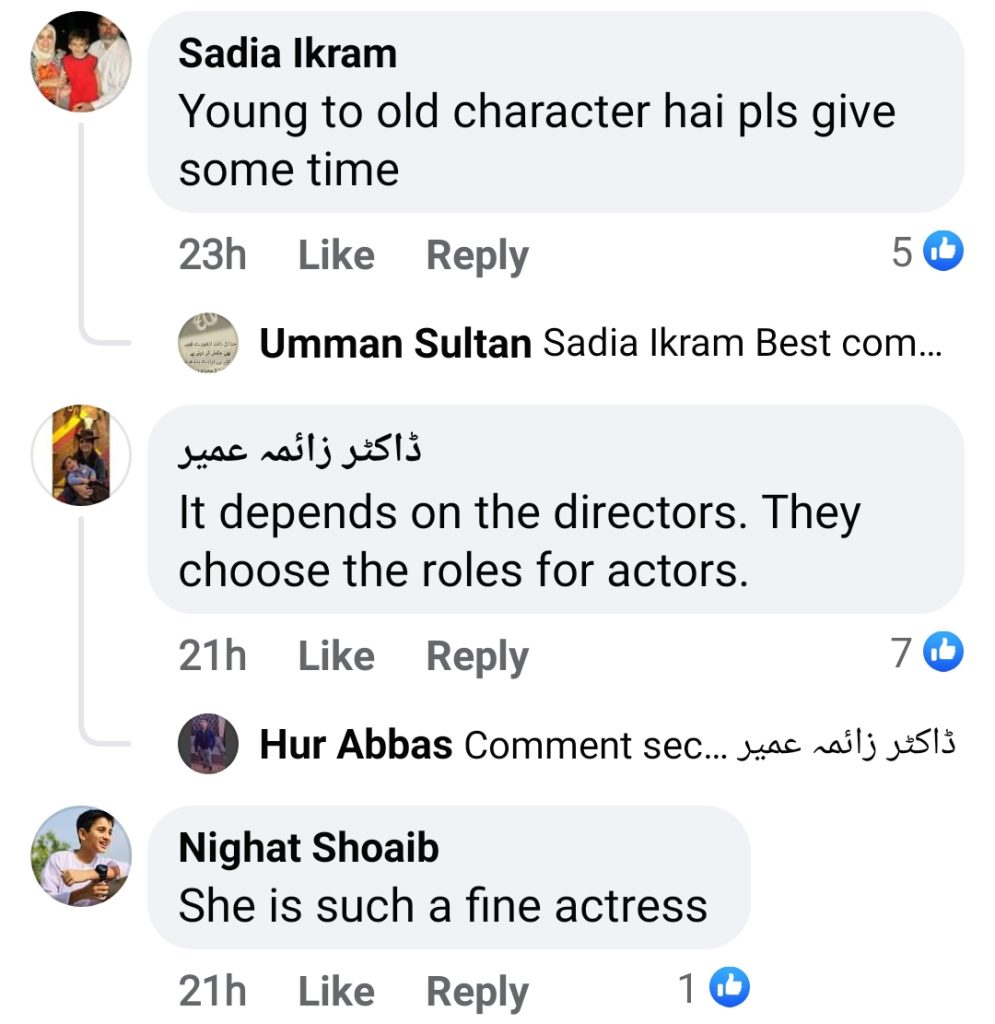 Netizens Think Yumna Zaidi Is Essaying Same Kind Of Childish Roles