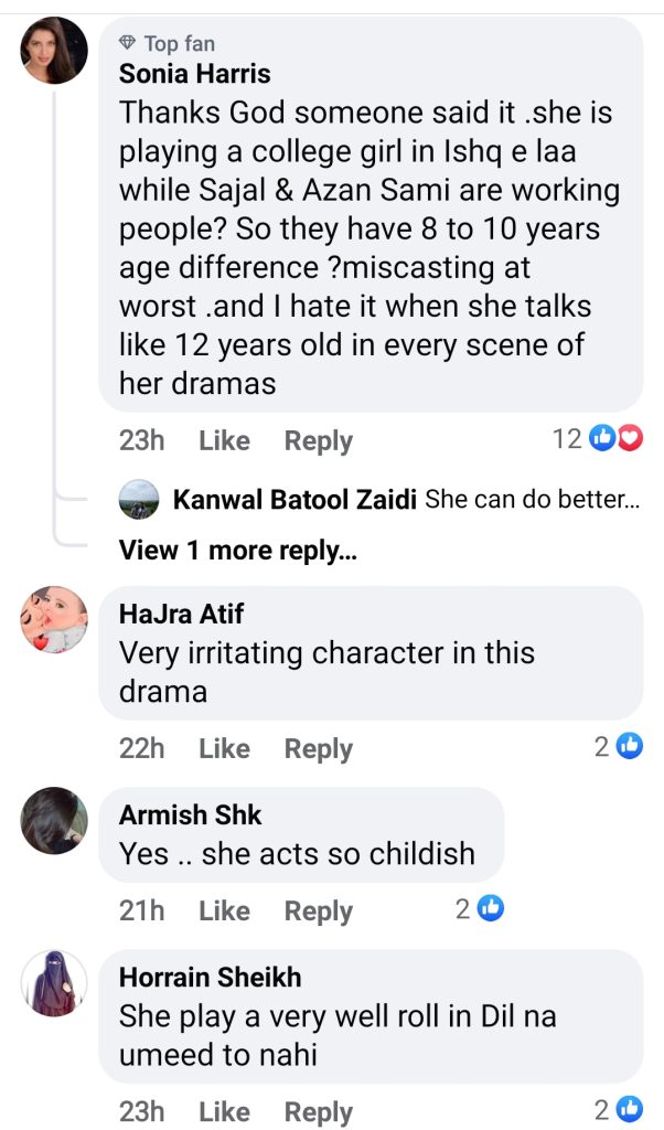 Netizens Think Yumna Zaidi Is Essaying Same Kind Of Childish Roles