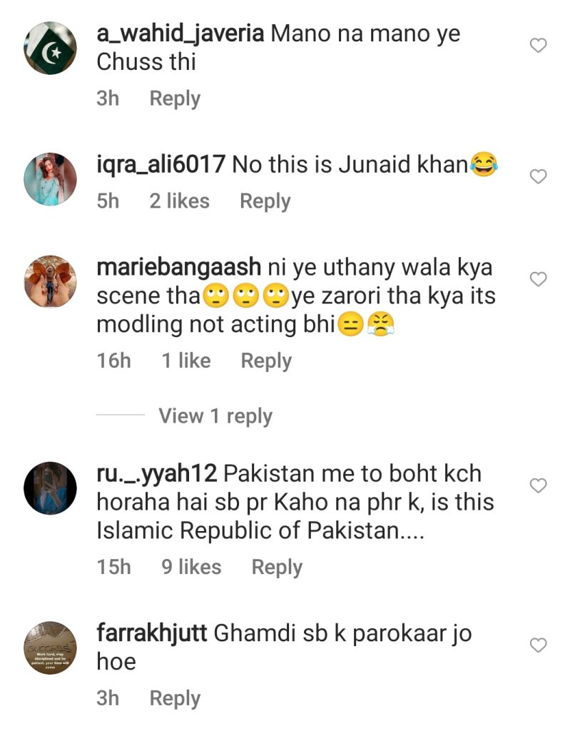 Public Criticism on Junaid Khan & Mansha Pasha Intimate Ramp Walk