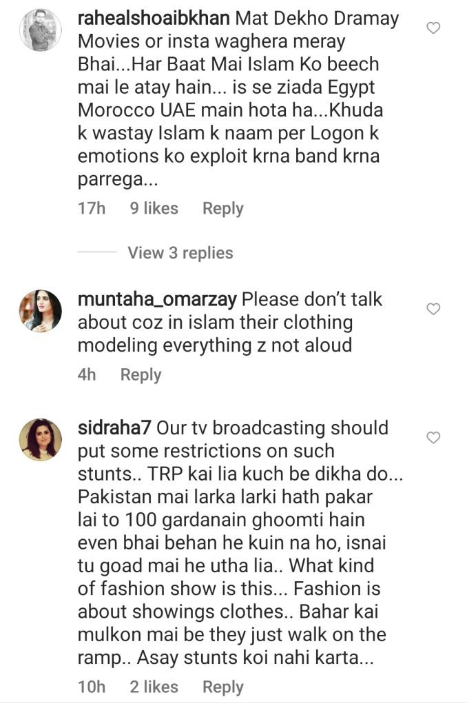 Public Criticism on Junaid Khan & Mansha Pasha Intimate Ramp Walk