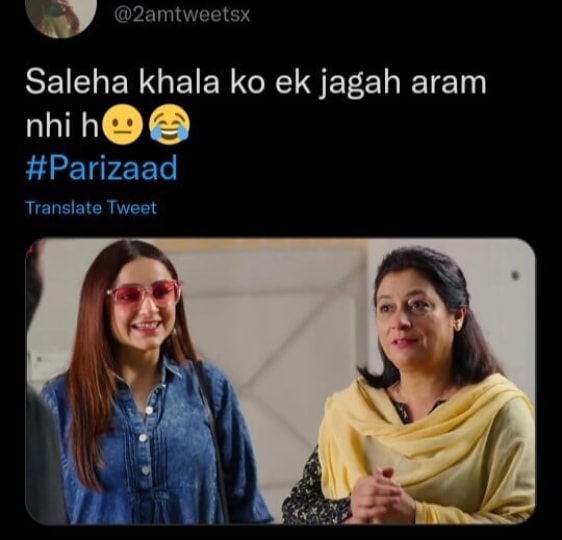 Fans Coming Up with Funny Memes on Parizaad's Latest Episode