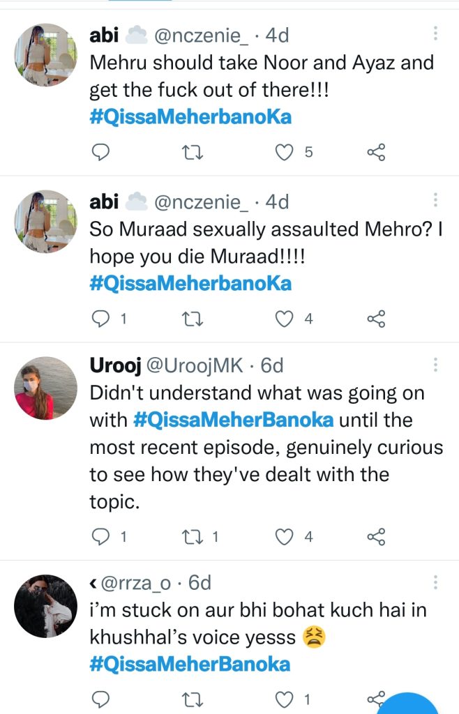 Public is Unhappy With Qissa Meherbano ka's Recent Episode