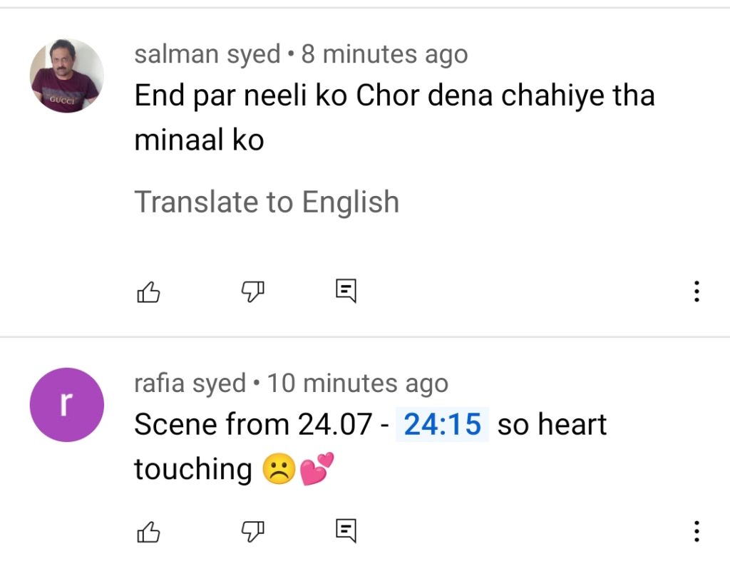 Neeli Zinda Hai Last Episode Public Reaction