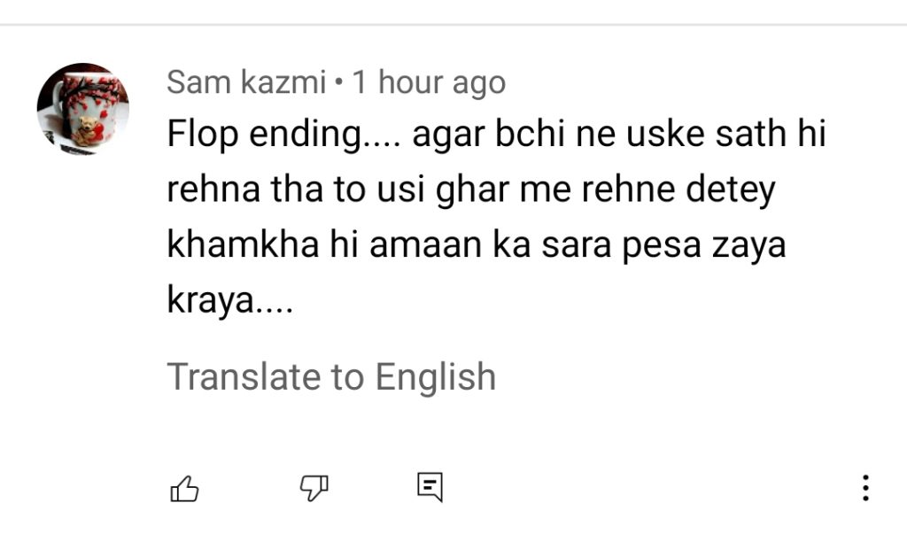 Neeli Zinda Hai Last Episode Public Reaction