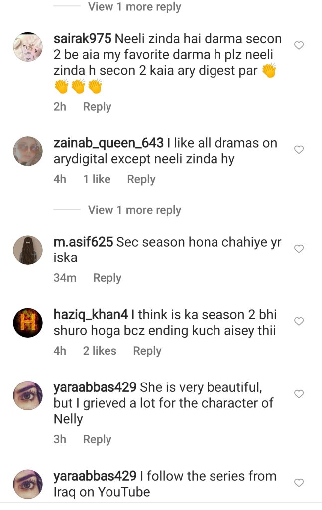 Neeli Zinda Hai Last Episode Public Reaction