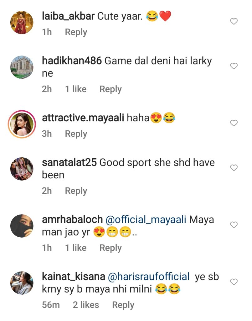 Funny Public Reaction on Haris Rauf Watching Maya Ali's Drama