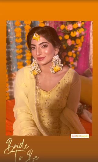 Actress Mariam Ansari's Mayun Event - Adorable Pictures