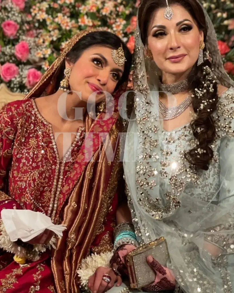 Netizens Criticize Maryam Nawaz For Being Overdressed At Her Son's Wedding