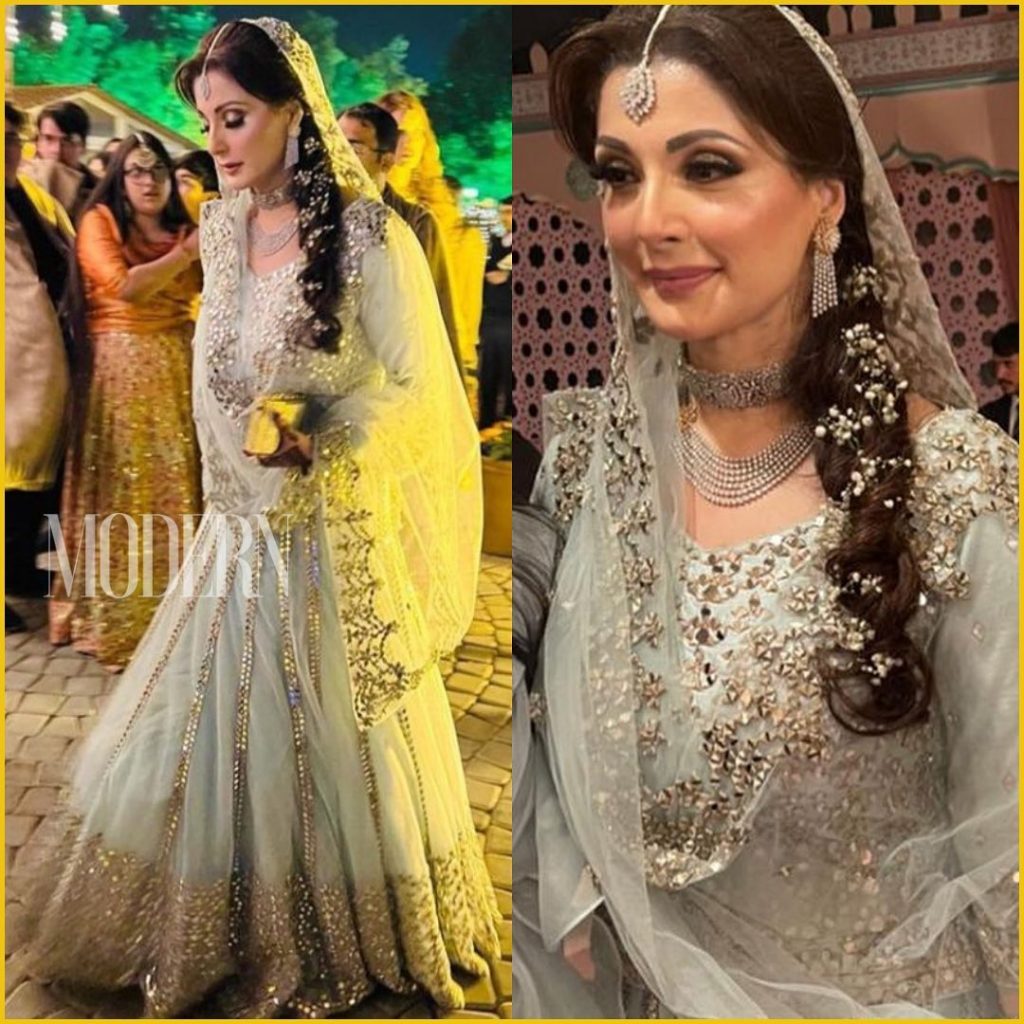 Netizens Criticize Maryam Nawaz For Being Overdressed At Her Son's Wedding