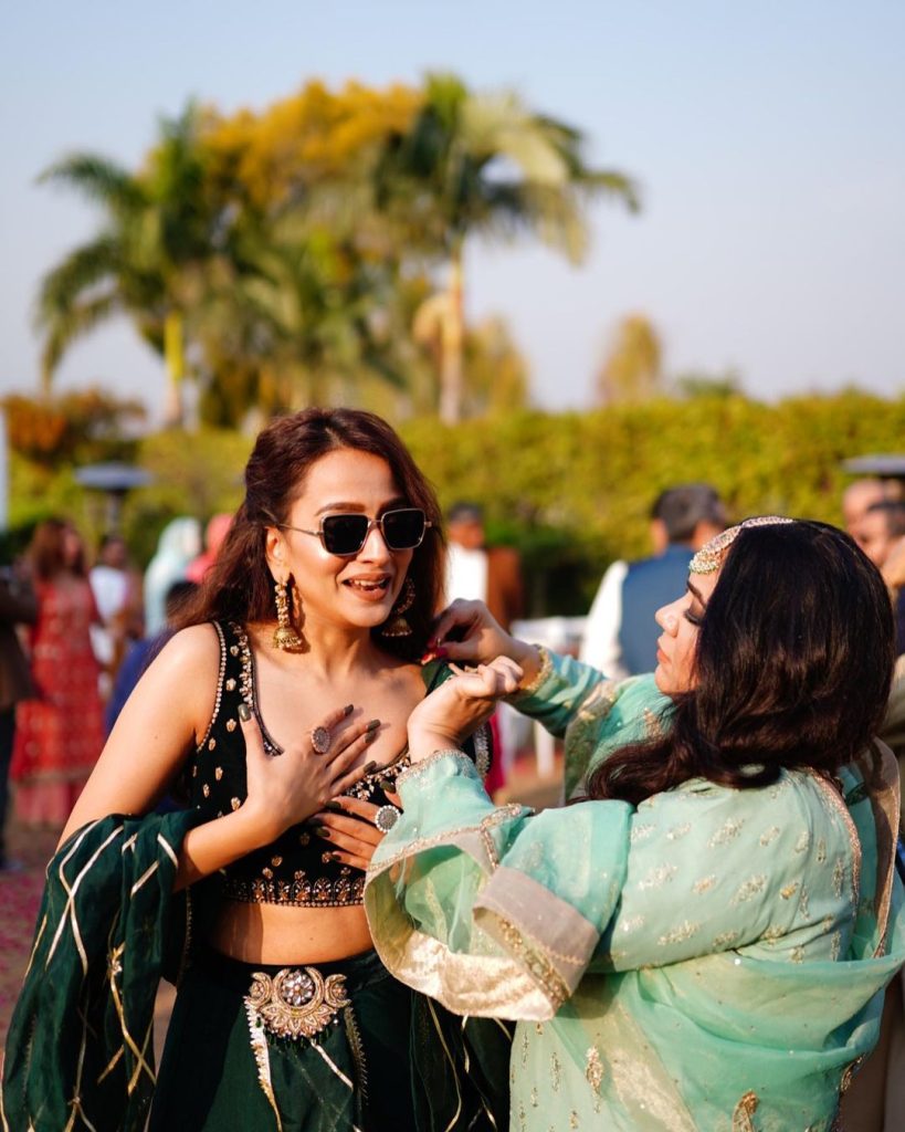 Stunning Pictures Of Zarnish Khan From A Wedding Event