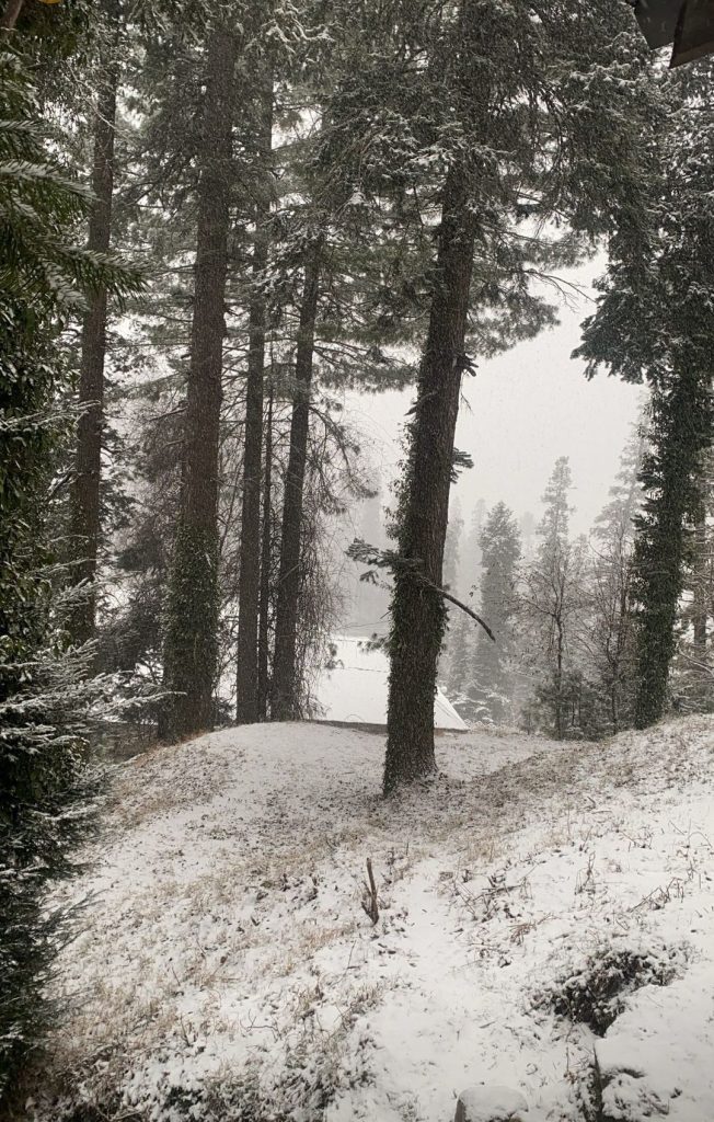 Aiman Khan & Muneeb Butt Enjoying Snow in Murree