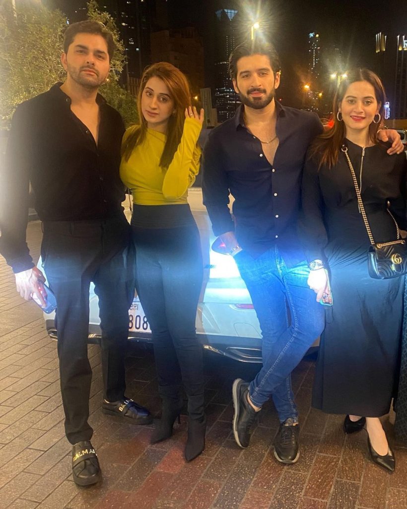 Aiman Khan Latest Pictures With Friends From Dubai