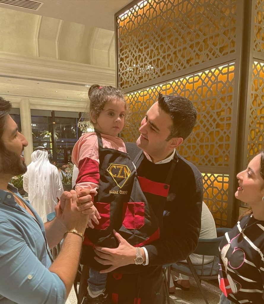 Aiman Khan & Muneeb Butt Having Some Family Time in Dubai