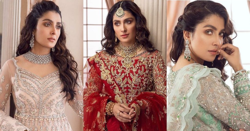 Ayeza Khan Looks Regal In Her Latest Bridal Shoot