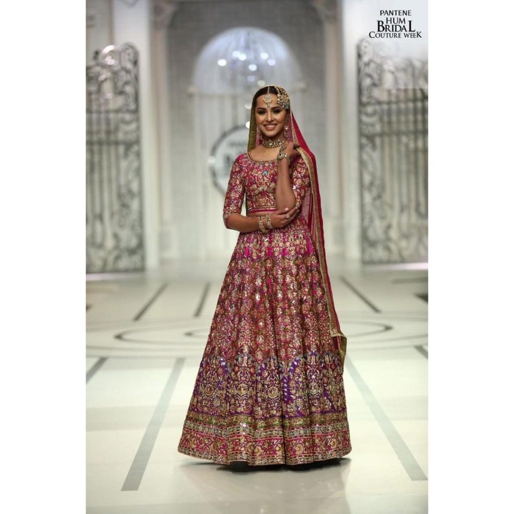 Pakistani Celebrities Shining at Bridal Couture Week