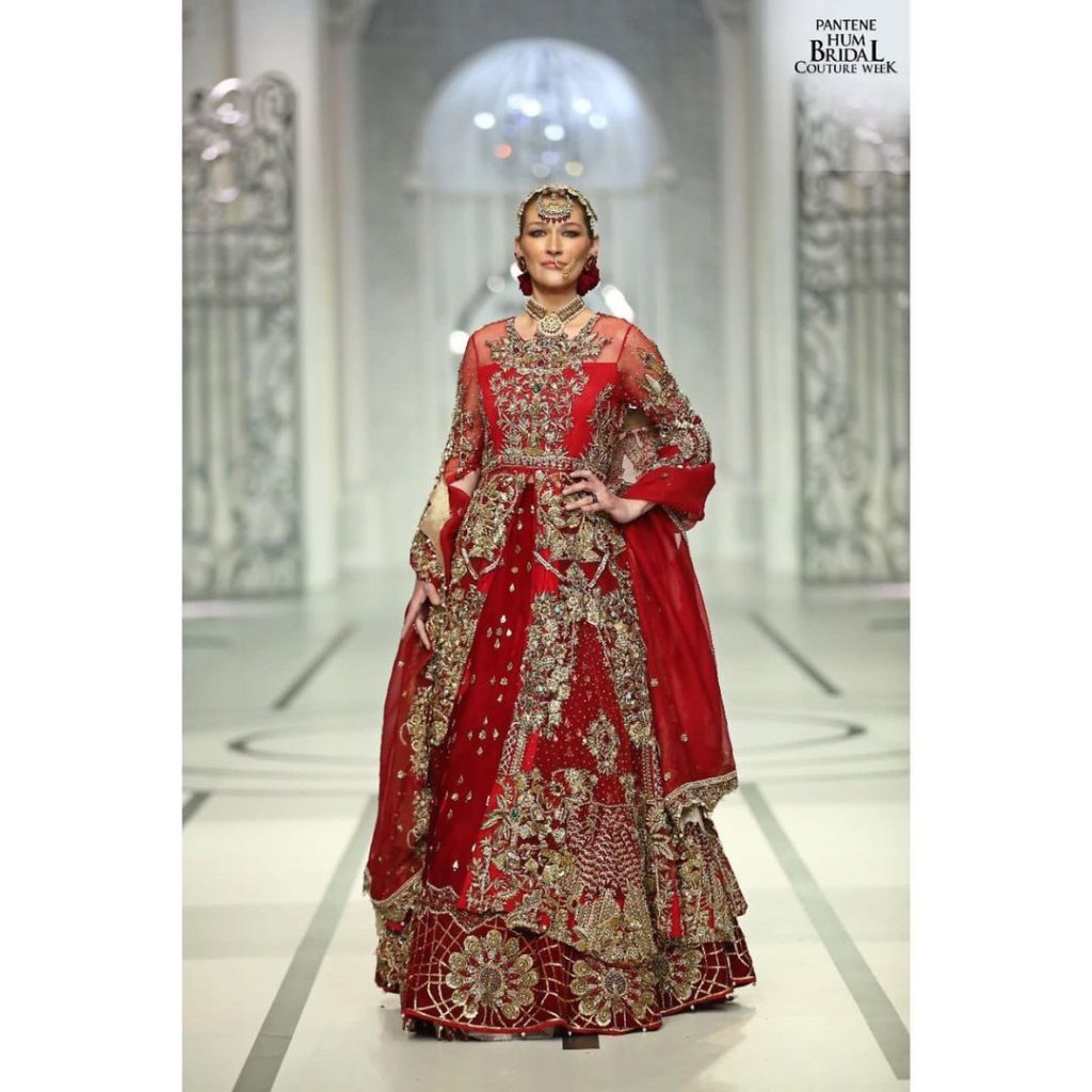 Pakistani Celebrities Shining at Bridal Couture Week