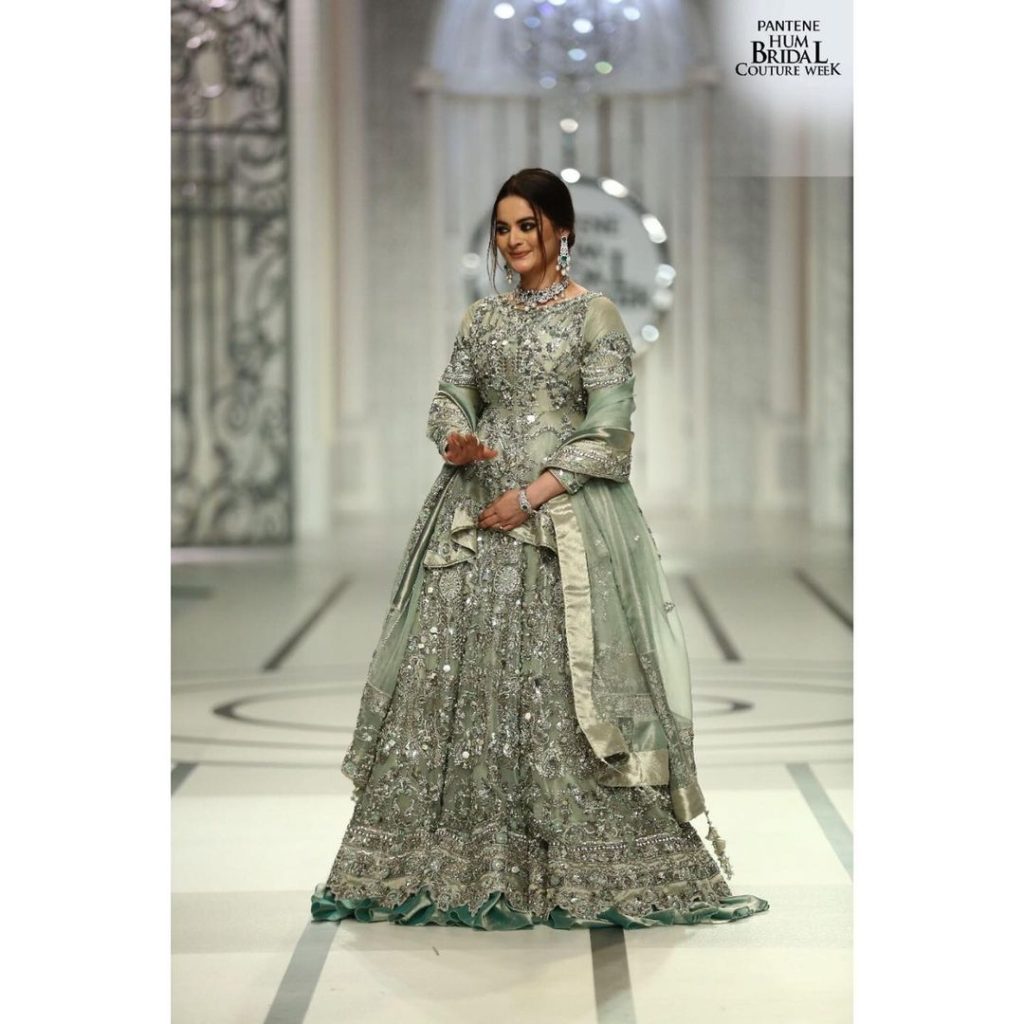 Pakistani Celebrities Shining at Bridal Couture Week