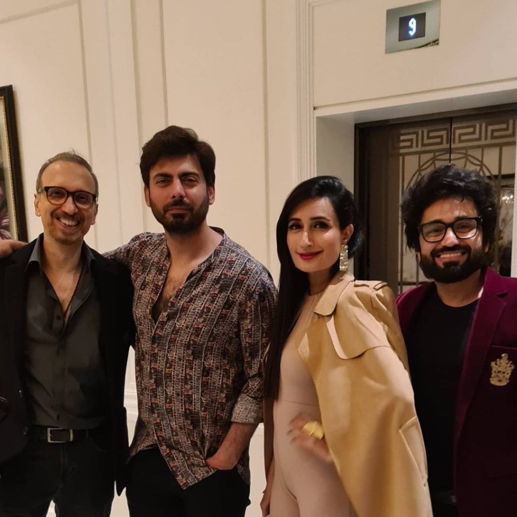 Fawad Khan Cuts His 40th Birthday Cake With Friends In Dubai