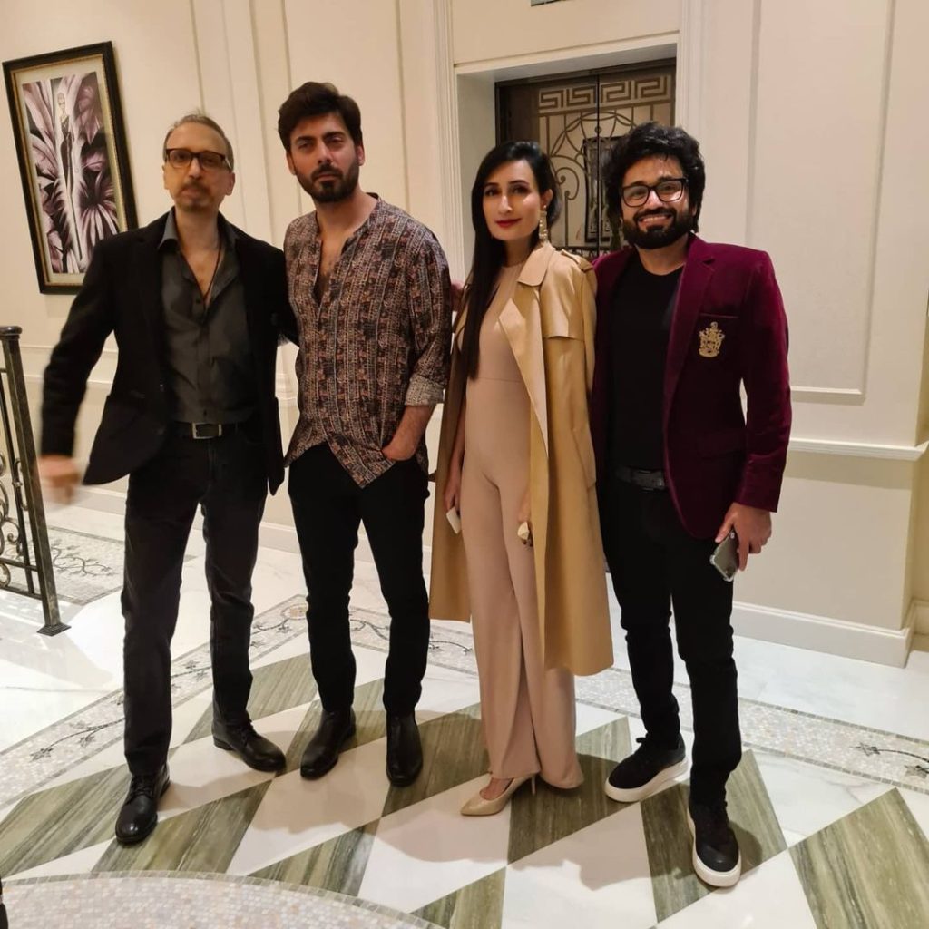 Fawad Khan Cuts His 40th Birthday Cake With Friends In Dubai