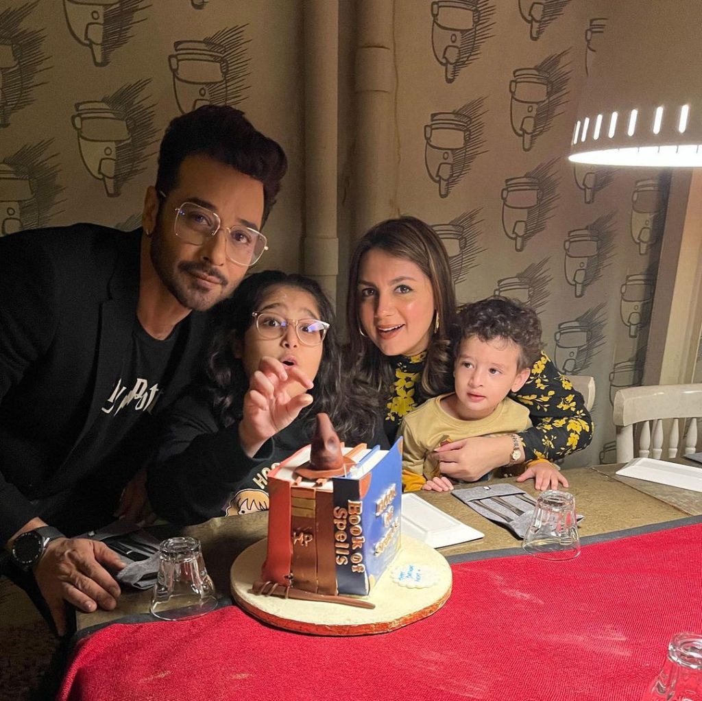 Faysal Qureshi And Sana Faysal's Daughter Aayat's Birthday Pictures