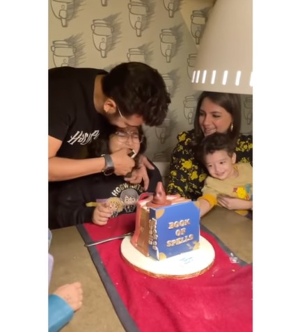 Faysal Qureshi And Sana Faysal's Daughter Aayat's Birthday Pictures