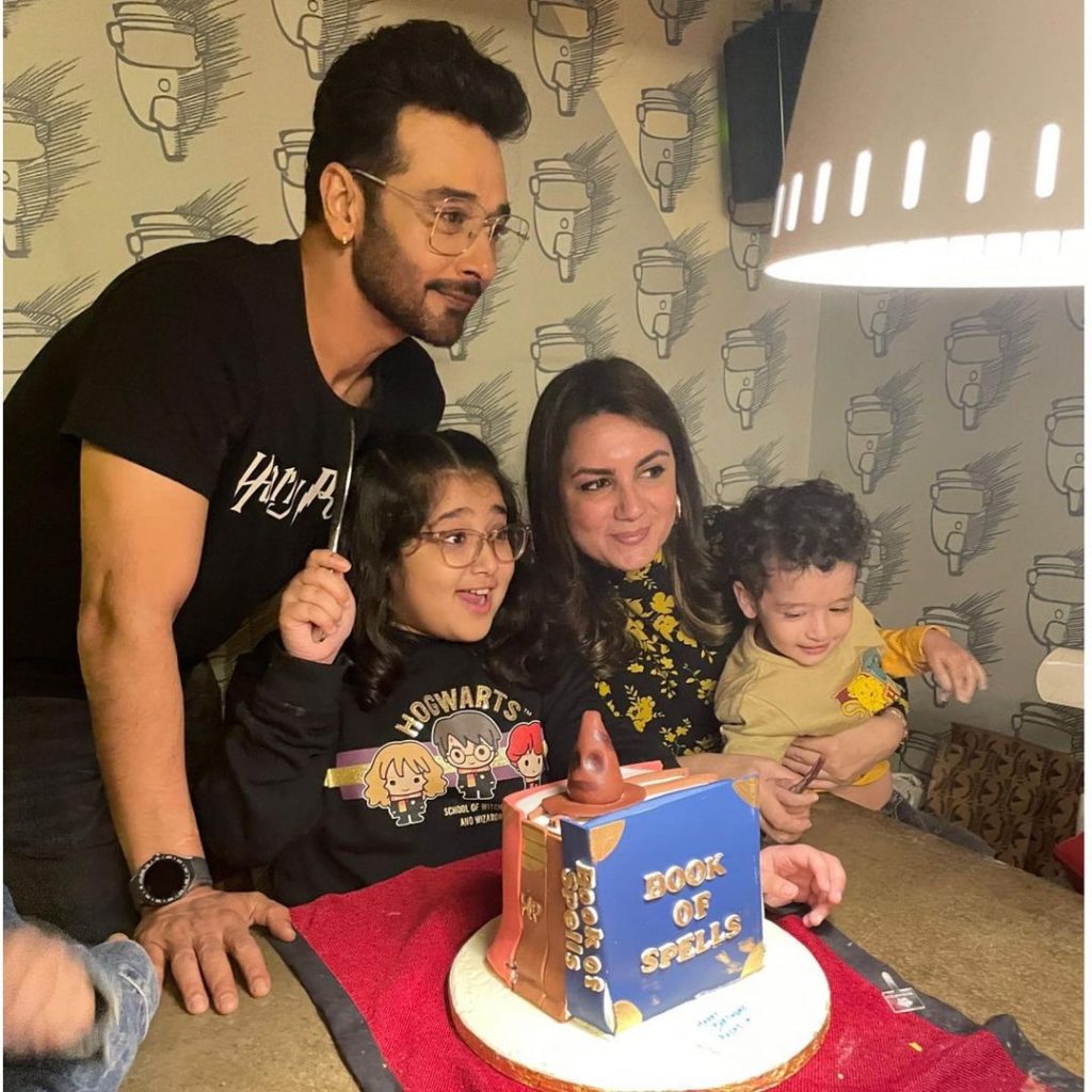Faysal Qureshi And Sana Faysal's Daughter Aayat's Birthday Pictures