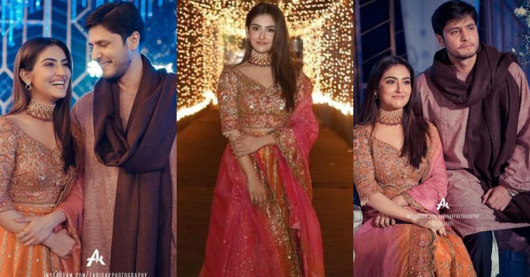 Hiba Bukhari And Arez Ahmed Serving Some Major Couple Goals At A Recent Event