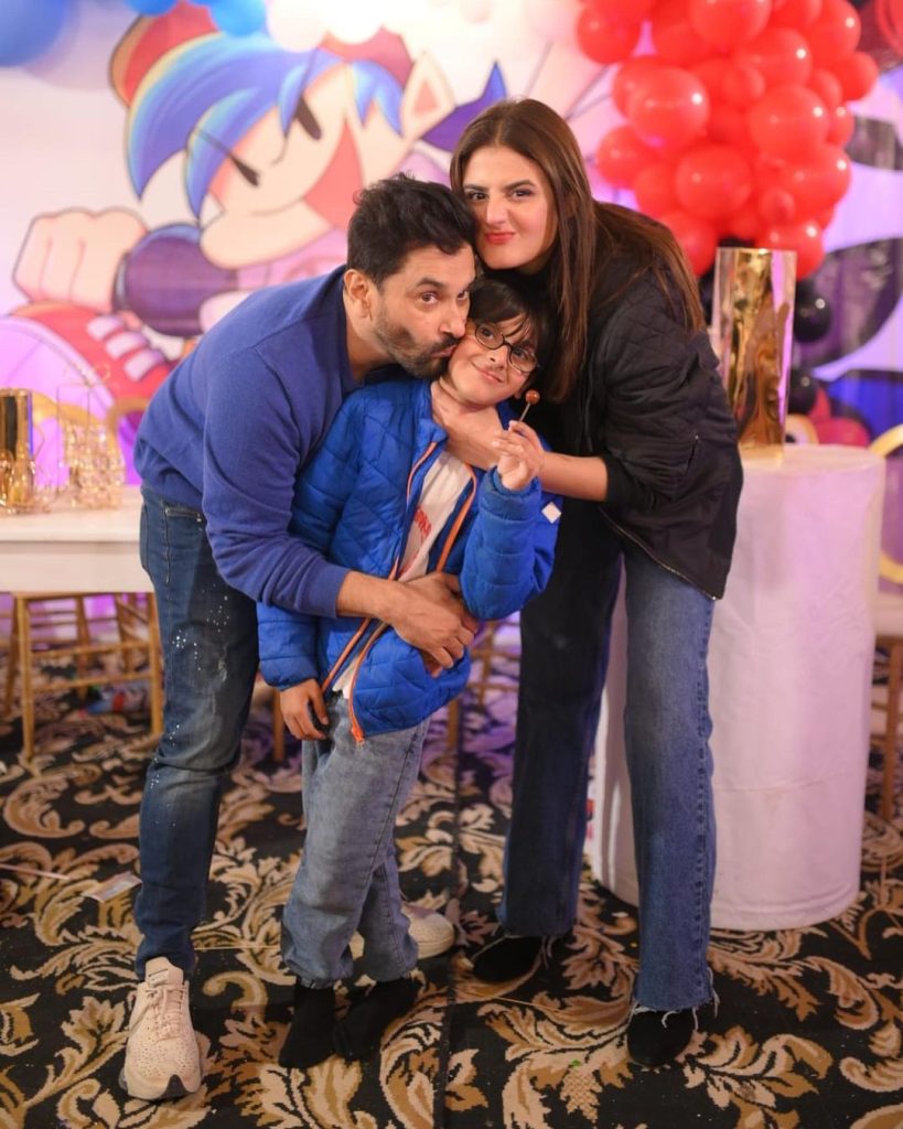 Hira And Mani's Son Ibrahim's Birthday Pictures