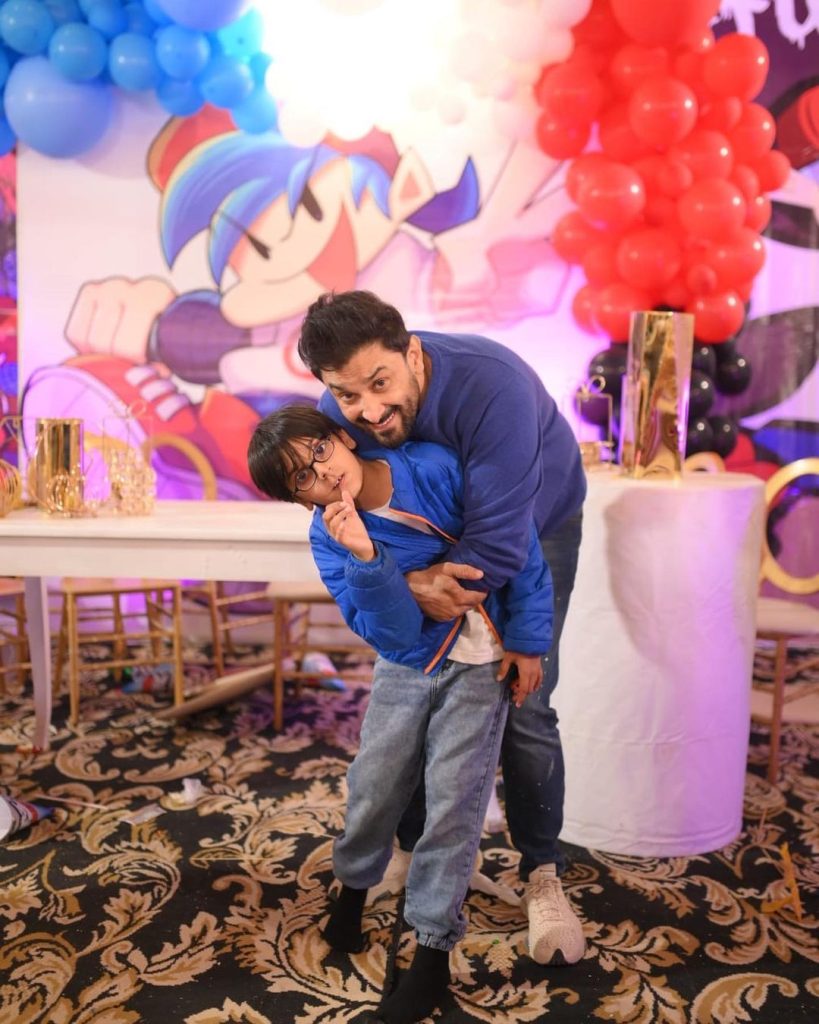 Hira And Mani's Son Ibrahim's Birthday Pictures