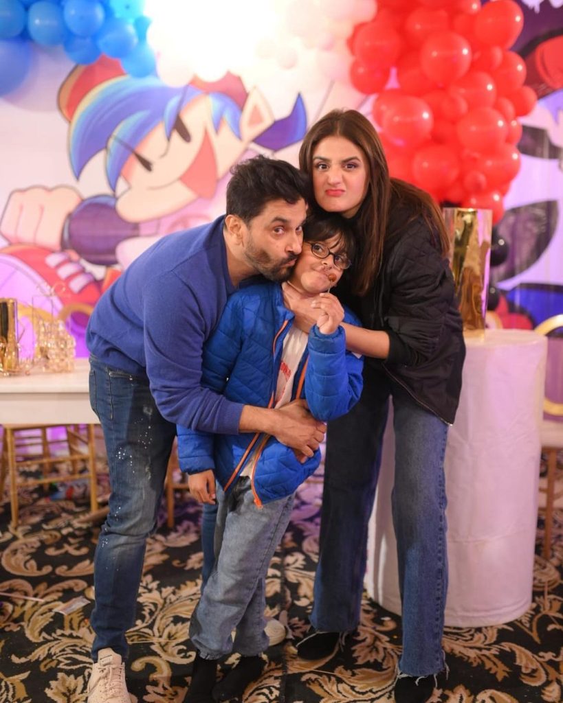 Hira And Mani's Son Ibrahim's Birthday Pictures