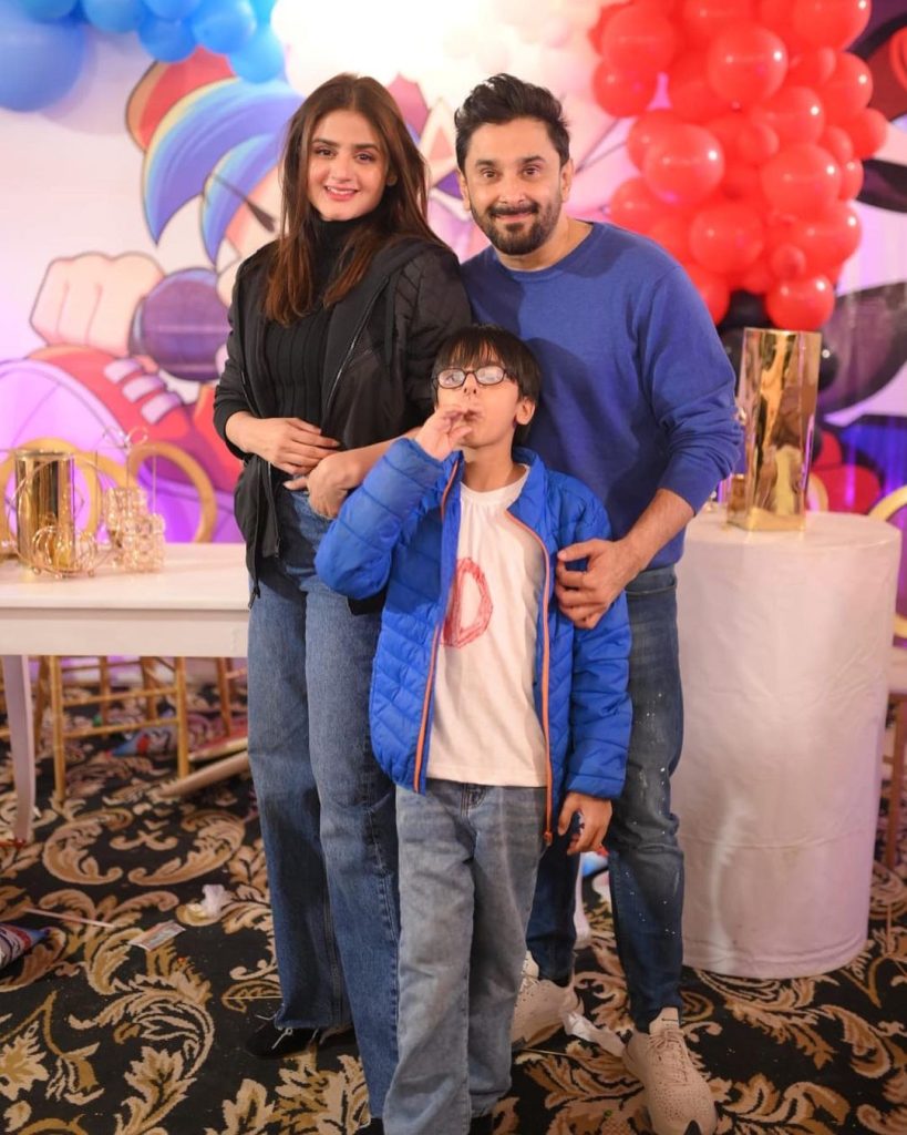 Hira And Mani's Son Ibrahim's Birthday Pictures