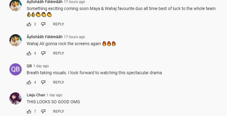 Maya Ali And Wahaj Ali Starrer Upcoming Drama Serial - Teasers Are Out Now