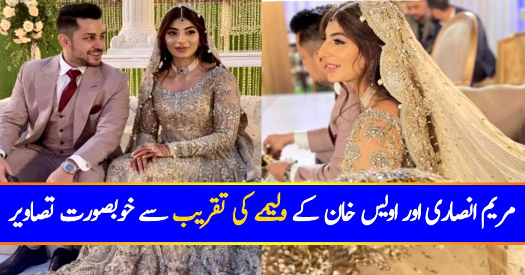 Mariam Ansari & Owais Khan Reception Pictures