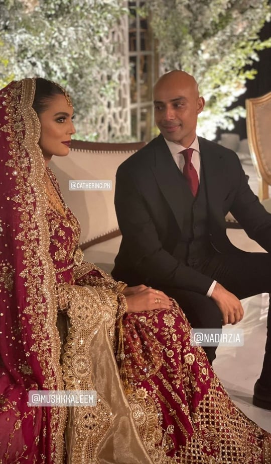 Fashion Model Mushk Kaleem's Wedding Event- Exclusive Pictures