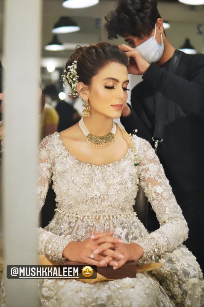 Beautiful Reception Pictures of Model Mushk Kaleem