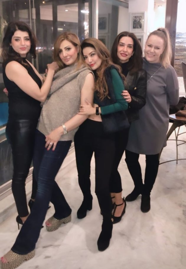 Natasha Hussain Spotted At A Friend's Birthday Party