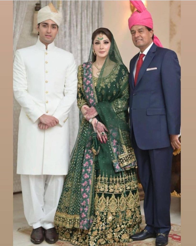 Maryam Nawaz Gorgeous Looks From Junaid Safdar's Wedding