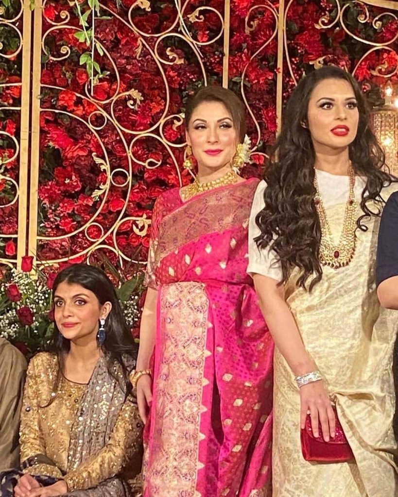 Maryam Nawaz Gorgeous Looks From Junaid Safdar's Wedding