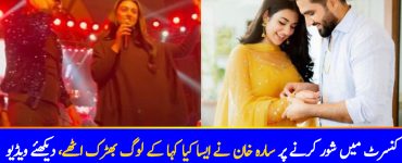 Sarah Khan's Unusual Request To Live Audience Criticized