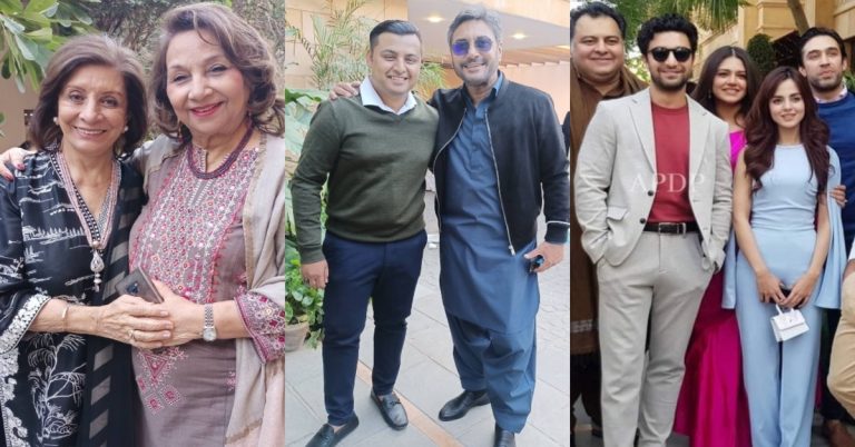 Celebrities Spotted At Rafay Rashidi’s Place For Lunch In Honor of Sulatana Siddiqui
